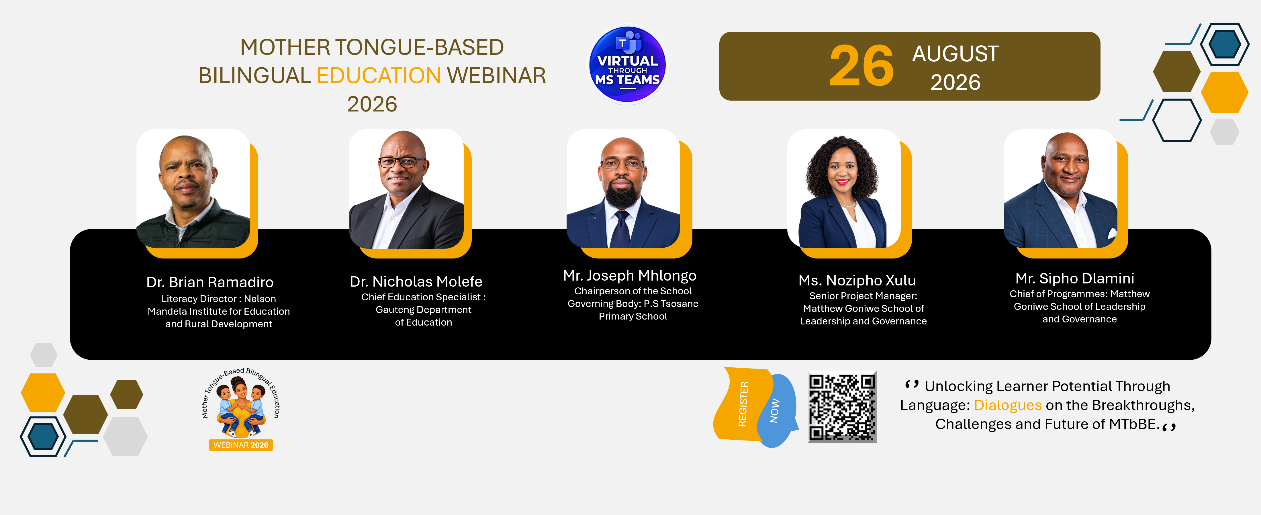 Mother Tongue-Based Bilingual Education Webinar