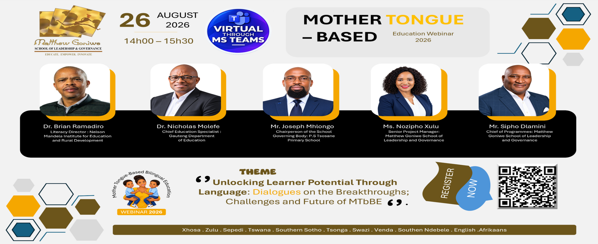 Mother Tongue-Based Bilingual Education Webinar